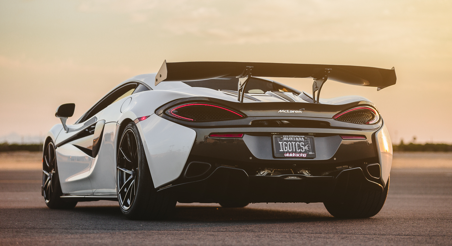 Agency Power Carbon Fiber Rear Spoiler 67 Inch Mclaren 570s Agency Power