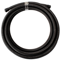 Aeroflow 100 Series Stainless Braided Hose Black 1m AF100-04-1MBLK