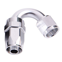 Aeroflow -4AN TAPER SERIES 150 DEGREE HOSE END SILVER