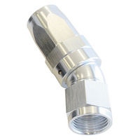 Aeroflow 150 Series Taper Full Flow Hose End -04AN Female to -04AN Hose 30-Degree Silver AF197-04S