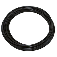 Aeroflow SS TEFLON BRAIDED HOSE -3AN 3M BLACK STAINLESS 6.8MM OD