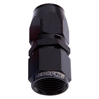 Aeroflow 500 Series Cutter Hose End -06AN Female to -06AN Hose Straight Black AF501-06BLK