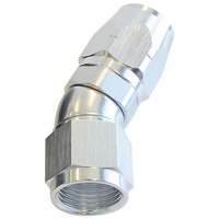 Aeroflow 550 Series Cutter Full Flow Hose End -12AN Female to -12AN Hose 30-Degree Silver AF557-12S