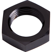 Aeroflow BULKHEAD NUT -8AN BLACK SINGLE NUT