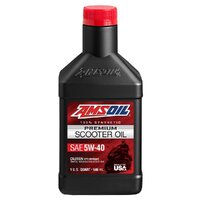 Amsoil Premium 5W-40 100% Synthetic Scooter Oil 946mL Bottle APSQT