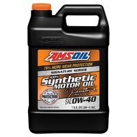 Amsoil Signature Series 0W-40 100% Synthetic Engine Oil 3.78L Bottle AZF1G