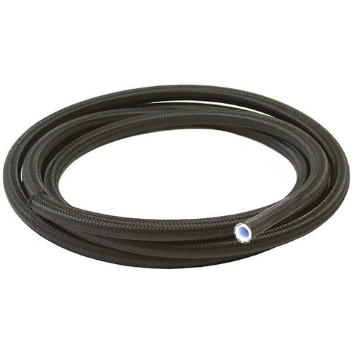 Aeroflow BLACK BRAIDED TEFLON HOSE -3ANSS 6M CLAMSHELL PACK 6.8MM OD