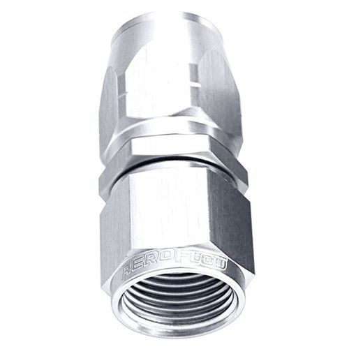 Aeroflow 500 Series Cutter Hose End -16AN Female to -16AN Hose Straight Silver AF501-16S