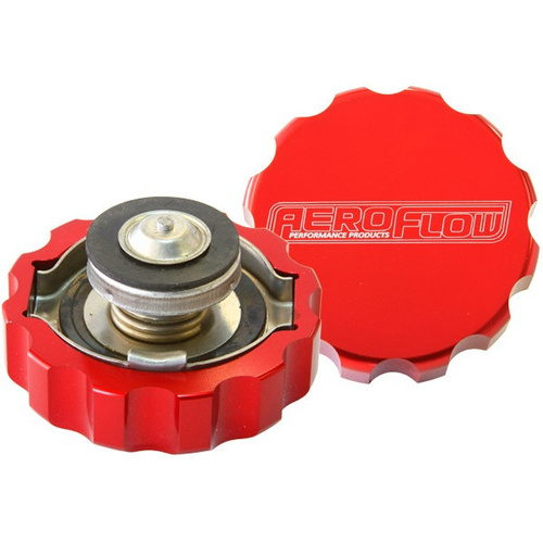 Aeroflow BILLET RADIATOR CAP 42MM .5barCOMPLETE WITH BILLET COVER