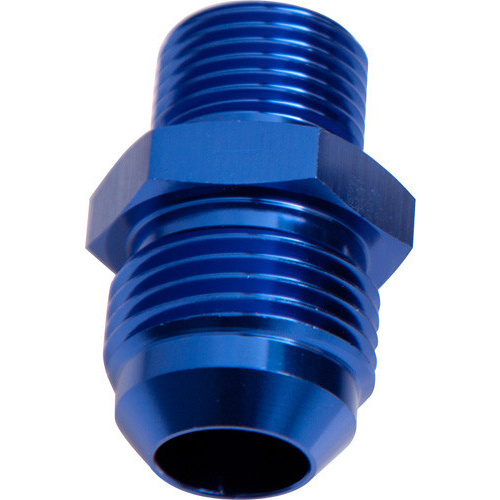 Aeroflow METRIC M22 X 1.5MM TO -12AN BLUE MALE M22 X 1.5MM TO -12AN