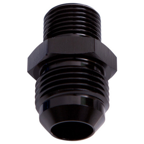 Aeroflow METRIC M22 X 1.5MM TO -12AN BLACK MALE M22 X1.5MM TO -12AN