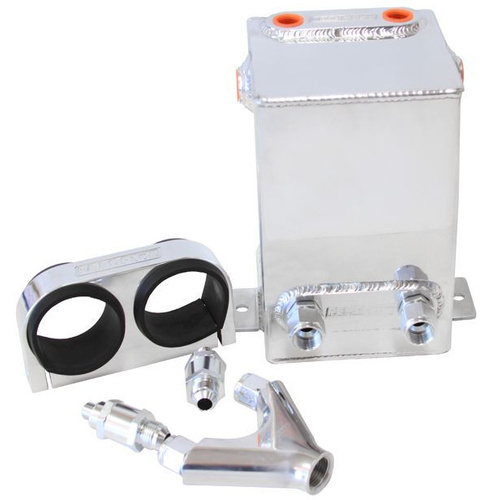 Aeroflow DUAL FUEL PUMP SURGE TANK KIT POLISHED 3.1L CAPACITY