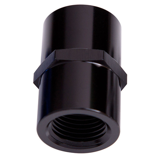 Aeroflow FEMALE COUPLER 3/8'' NPT BLACK FEMALE TO FEMALE