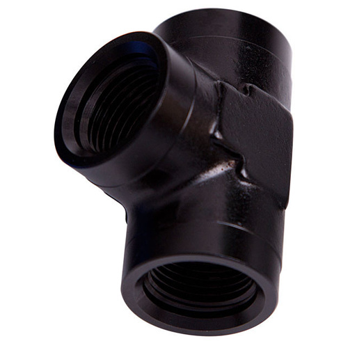 Aeroflow FEMALE PIPE TEE 1/2'' NPT BLACK FEMALE 1/2'' NPT