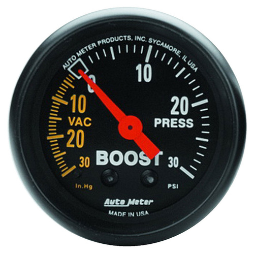 Auto Meter Z-Series Boost/Vacuum Gauge AU2614