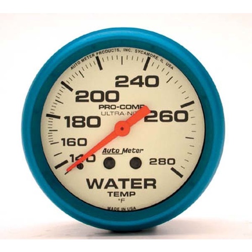 Auto Meter Ultra-Nite Series Water Temperature Gauge AU4531