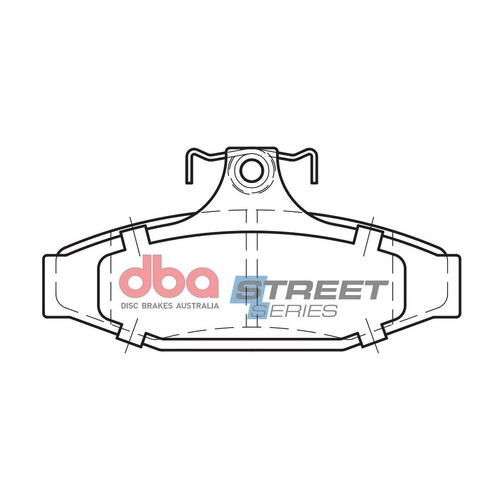 DBA DB1086SS Street Series Brake Pad Set Rear