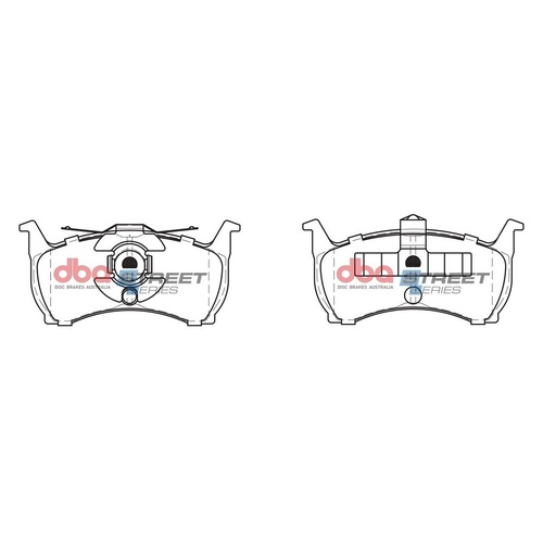 DBA DB1109SS Street Series Brake Pad Set Rear