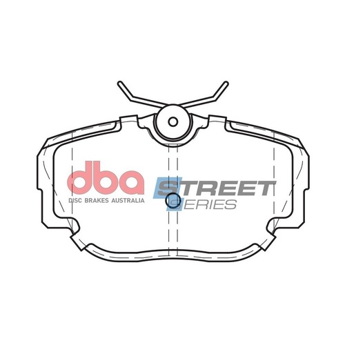 DBA DB1130SS Street Series Brake Pad Set Front/Rear