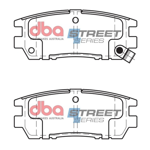 DBA DB1231SS Street Series Brake Pad Set Rear