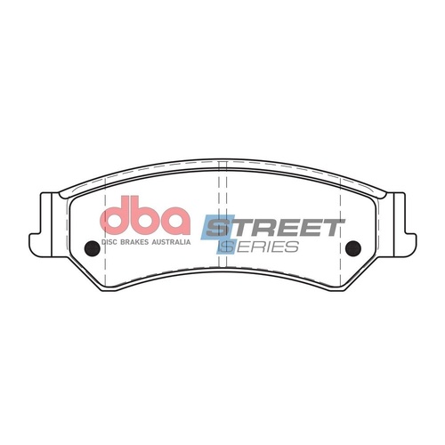 DBA DB1675SS Street Series Brake Pad Set Rear