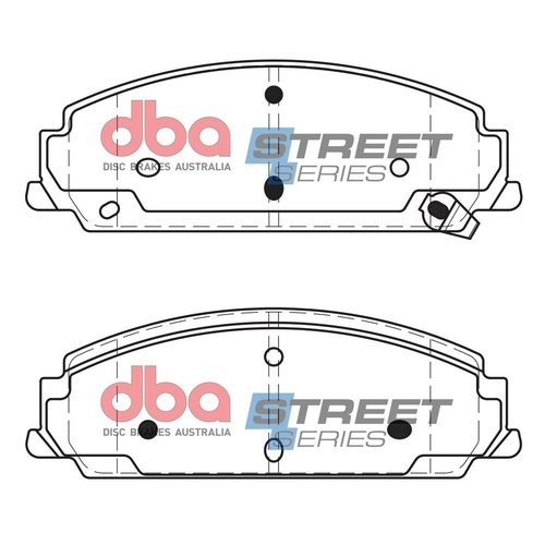 DBA DB1765SS Street Series Brake Pad Set Front