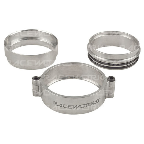 Aluminium Pipe Clamp 2.5" Polished