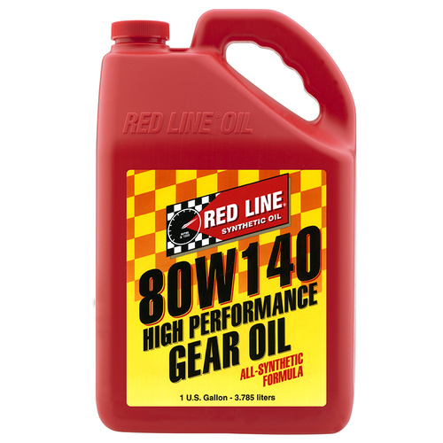 80W140 GL-5 Gear Oil - 1 Gallon Bottle (3.785 Litres) (RED58105)